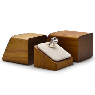 Wooden Ring Display Case