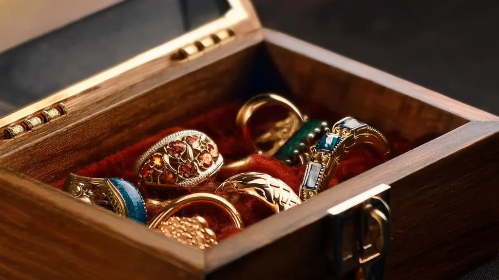 types of ring wooden Jewelry Box Oh Precious